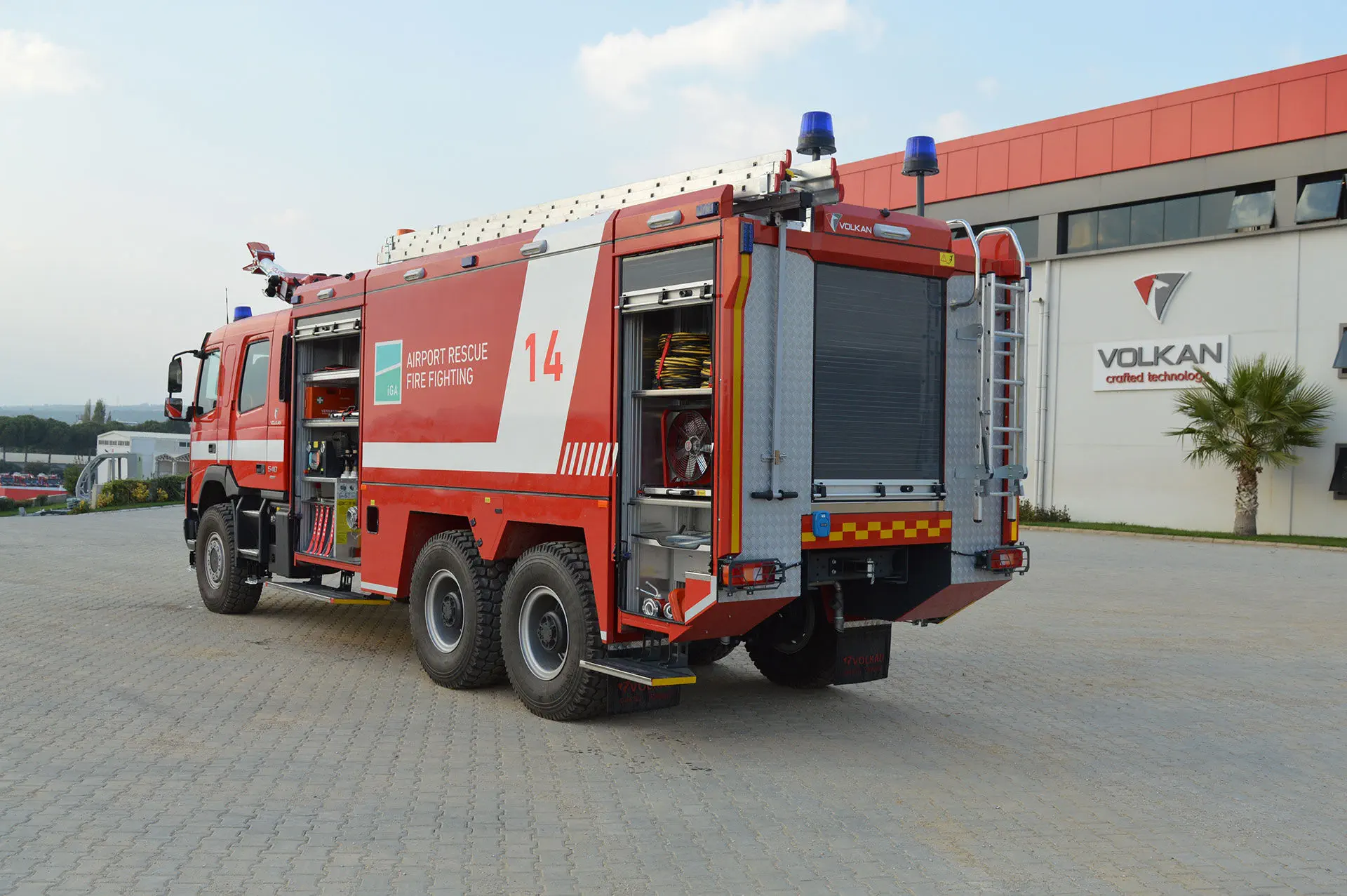 6x6消防車 - MAJOR - VOLKAN FIREFIGHTING COMPANY - 空港用 / 迅速な介入