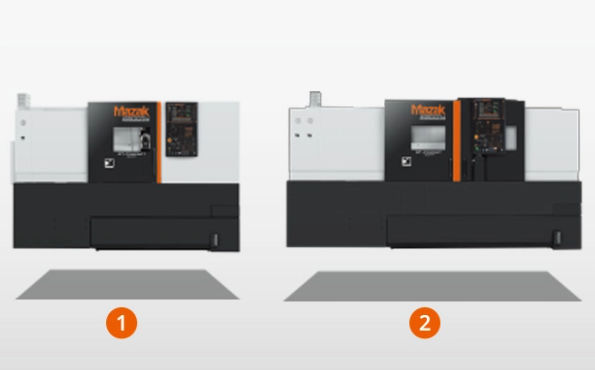 横型旋盤 - QT-COMPACT 100MY L - MAZAK/ヤマザキマザック - CNC / 3軸
