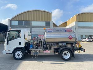 トラックへの取り付け可能給油車