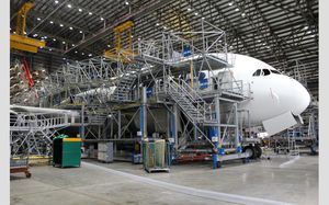 飛行機用航空機ドック