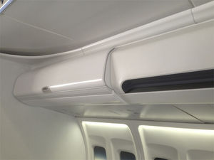 飛行機用荷物入れ
