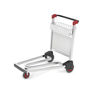 空港ターミナル用荷物用台車
