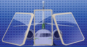 旅客機用フロントガラス 1