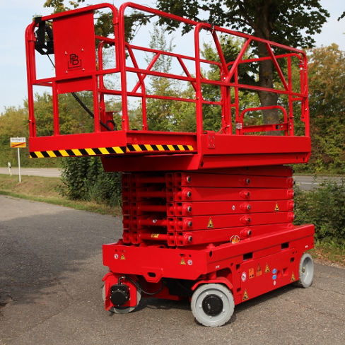作業用昇降式プラットホーム - S120-12EL - ROTHLEHNER ARBEITSBÜHNEN GMBH - メンテナンス用 / シザー / 航空機用