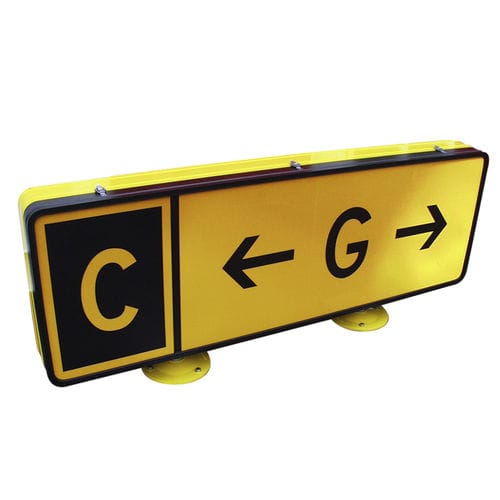 情報パネル - TZP-E - TRANSCON ES - 標識 / 静的 / 滑走路