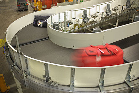 ベルトコンベヤー - TRANSNORM SYSTEM GMBH - 荷物用 / 横型 / 空港用