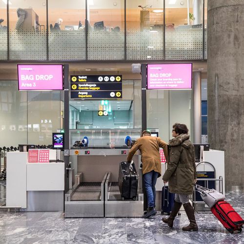セルフサービス自動手荷物預け機 - SBD - VANDERLANDE - チェックイン機能付き / 空港用