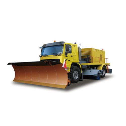 空港滑走路スノープラウ - WGCX800J  - WEIHAI GUANGTAI AIRPORT EQUIPMENT CO., LTD - ブラシ付