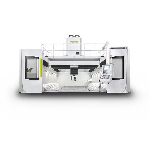 5軸複合工作機械 - SKM series - APEC CNC - 旋回スピンドル / 宇宙産業用 / CNC