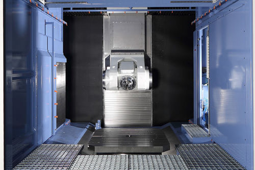 5軸複合工作機械 - TANK.G 2000 - Machining Centers Manufacturing SPA - 4軸 / 横型 / 航空用