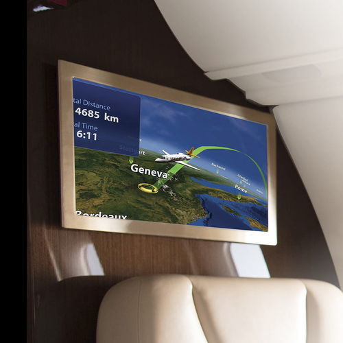 飛行機のキャビン用機内エンターテイメント - Airshow® 4000 - Collins Aerospace - Rockwell Collins - ビジネスジェット