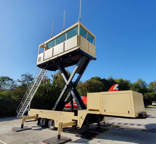 移動型管制塔 - 5TH WHEEL TRAILER MOUNTED ELEVATING VCR - MOBILE AIR TRAFFIC CONTROL SYSTEMS LTD. - トレーラー上 / リフター / 空港用