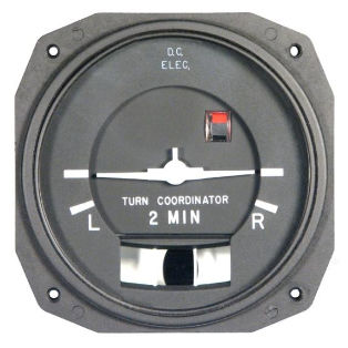 旋回計 アナログ旋回計 - RCA82A/83A Series - KMC - 電動式 / 照光式 / 航空機用