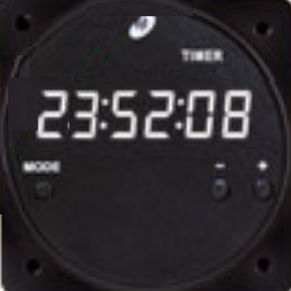 航空機用時計 - 6420093-0 - Mid-Continent Instruments & Avionics, Inc. - デジタル