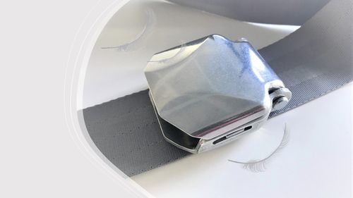飛行機のキャビン用シートベルト - LIGHT BELT - ACM - Aircraft Cabin Modification - GmbH - 乗客用 / クルー用 / 1箇所の装着ポイント