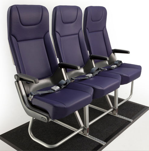 飛行機のキャビン用シート - PF2000 - Pitch Aircraft Seating Systems Ltd - エコノミークラス / 内蔵型パネル付き / テーブル付