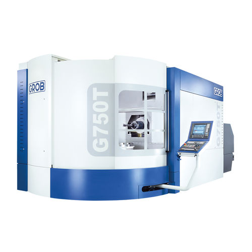 5軸複合工作機械 - G750T  - GROB-WERKE GmbH & Co. KG - 横型 / 汎用 / 航空用