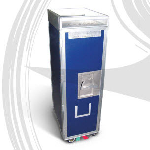 ハ－フザイズ飛行機用配膳カート - GAL - 167 - 204 - SZIC Industrial Company Limited - ドライアイス付き
