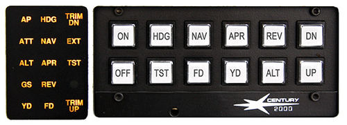 旅客機用オートパイロット - 2000 - Century Flight Systems lnc. - 1 軸 / 2軸 / 3軸
