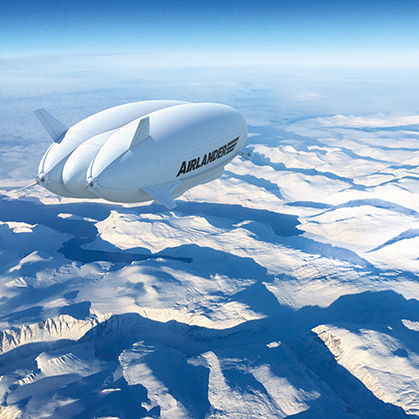 セミリジッド飛行船 - AIRLANDER 10 - Hybrid Air Vehicles - 輸送用 / 持ち上げ用 / ヘリウム式