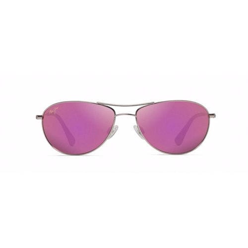 太陽メガネ - BABY BEACH - Maui Jim Sunglasses - パイロット用 / 金属製 / シルバー製