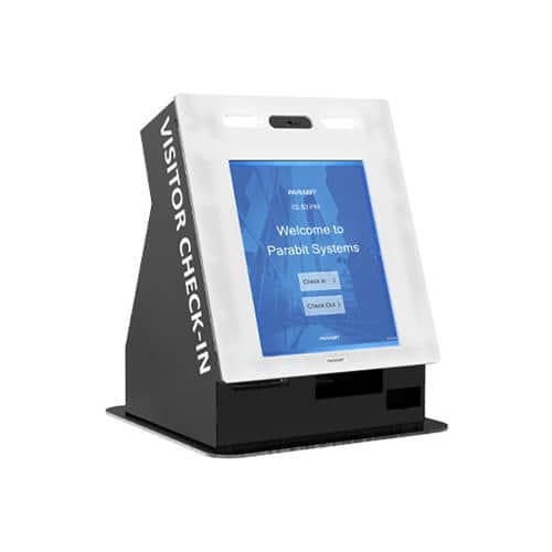 バーコードリーダー付きチェックイン機 - MERCURY - DESKTOP - PORTRAIT - Parabit Systems - 印刷機能付き / パスポートスキャナー付 / カウンター上
