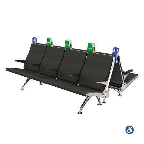 空港用充電スタンド - LINCOLN SEATBACK - Parabit Systems - ビームチェア用 / 携帯電話用 / ノートパソコン用