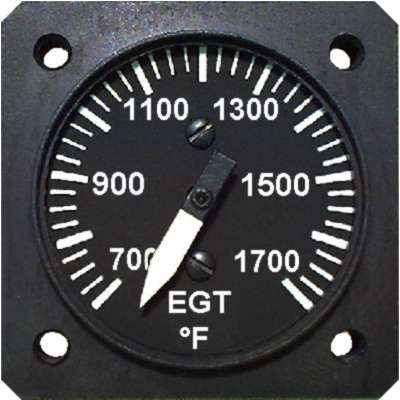 温度ゲージ - T12117K1 series - UMA Instruments - アナログ / 排気ガス / 航空機用