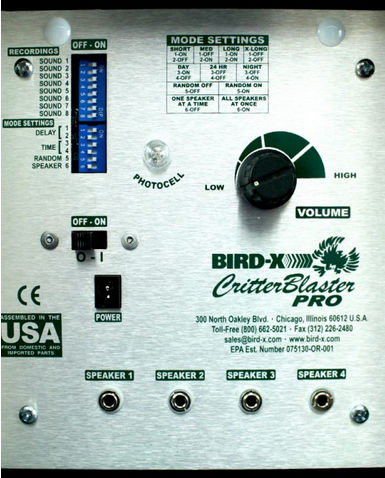 防音鳥よけ - Critter Blaster PRO - BIRD-X - 空港用