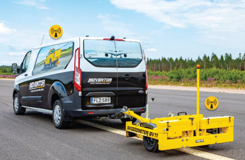 車載型摩擦係数測定機 - SKIDDOMETER BV11 - NAFFCO