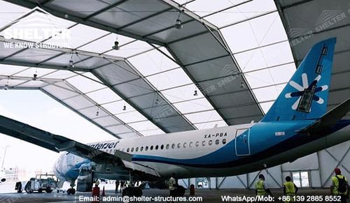 航空機用倉庫 - 40x40m  - Shelter Tent Manufacturing Co., Ltd - 仮設 / 空港用