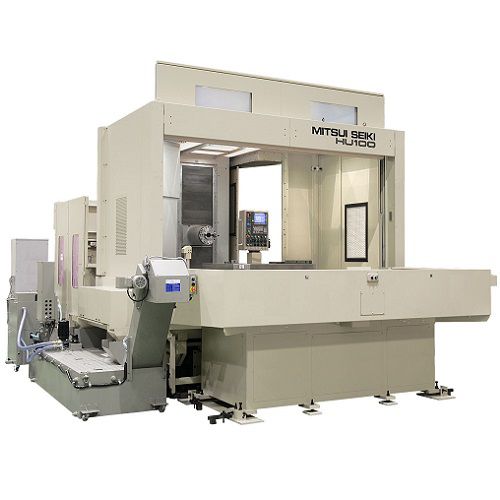 3軸複合工作機械 - HU100 - MITSUI SEIKI KOGYO CO., LTD - 4軸 / 横型 / 宇宙産業用