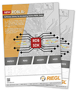 管理用ソフトウェア - RDBLib - RIEGL LASER MEASUREMENT SYSTEMS GMBH - LIDAR / 航空用 / クラウド