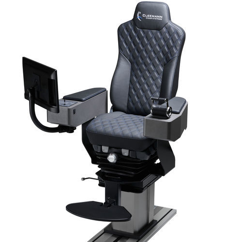 フライトシミュレータシート - COMMAND L - Cleemann Simulator Seats - クルー用 / 内蔵型パネル付き / 肘掛け付き
