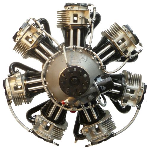 100 - 300chピストンエンジン - SCARLETT 7U - Verner Motor - 50 - 100kg / 軽飛行機用 / 4ストローク