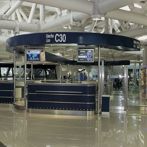 着陸用カウンター - Fiumicino - Roma - CUTINI GROUP SRL - 情報 / 税関 / 商業
