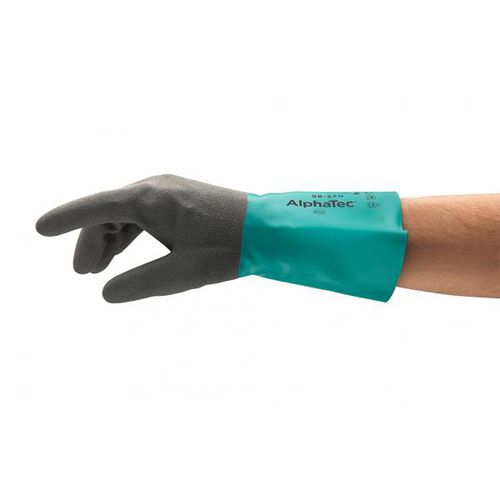滑走路エージェント用手袋 - AlphaTec® 58-270 - Ansell healthcare Europe NV - 静電気防止