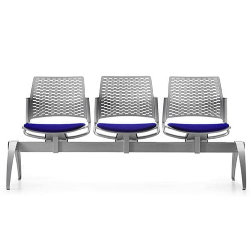 空港用ビームチェア - DELFI PLUS - Talin - 3人用 / 金属製 / 肘掛け付き