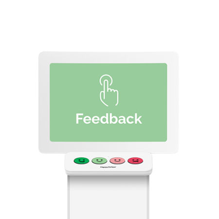 カウンター上顧客満足度装置 - Smiley Terminal™ - HAPPYORNOT - 壁取り付け式 / 床置き / 空港用