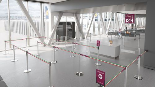 ストラップガイドポール - Flex - 空港用