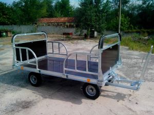 地上支援用荷物用台車 - FBC-1500 - Fenixplus - 空港ターミナル用 / 4輪 / 開放型