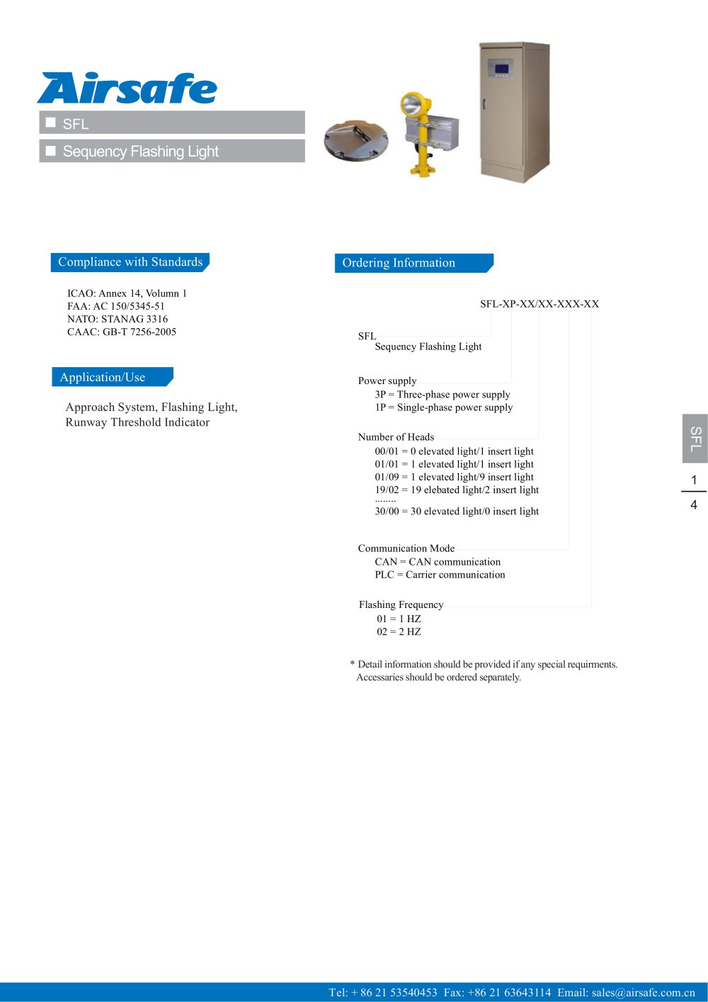 SFL - AIRSAFE AIRPORT EQUIPMENT CO., LTD.