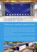 Champion Door Portes pour chantiers navals et ports - 2