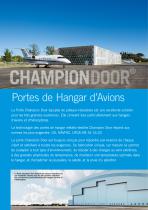 Champion Door Portes de Hangar d'Avions - 2