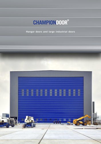 Hangar doors and large industrial doors