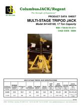 Multi-stage Tripod Jack 17 Ton Capacity - 1