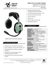 Casque David Clark H-PC pour pilotes d'avion