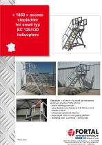 access stepladder for small typ EC 120/130 helicopters - 1