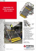 Stepladder for A320 emergency slide access - 1