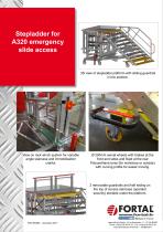 Stepladder for A320 emergency slide access - 2